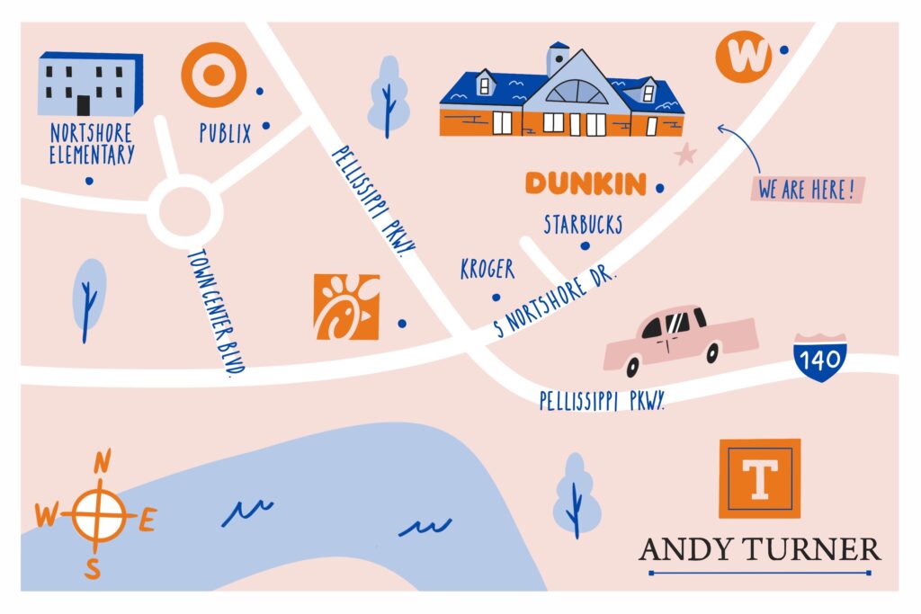 Andy Turner Orthodontics office map location